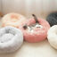 thumbnail 10  - UK Warm Pet Calming Beds Comfy Fluffy Dog Bed Cat Nest Mattress Donut Pad S~XL