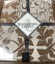 $100 WATERFORD LINENS  OCTAVIA TABLECLOTH ROUND 90” For 6 To 8 SEAT