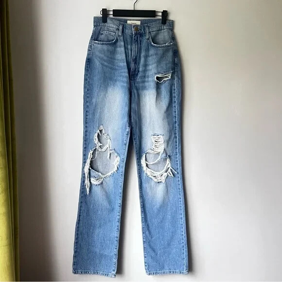 Triarchy Ms. Triarchy Lightweight Destroyed Light Indigo Jeans 28"