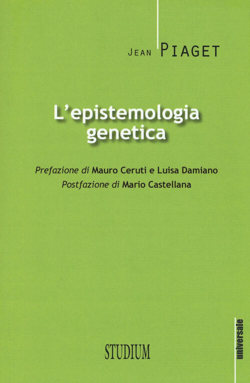 EPISTEMOLOGIA GENETICA (L') PIAGET JEAN