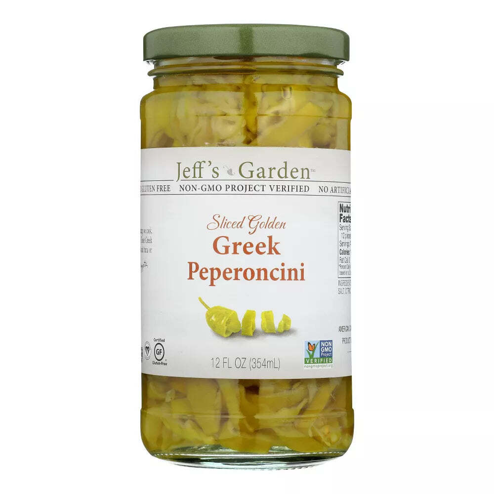 Греческий Пепперончини Jeffs Naturals Греческий Пепперончини 12 унций