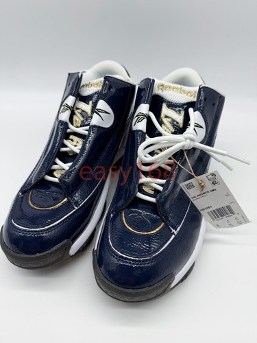 New Reebok The Answer DMX Basketball Shoes Sz 9 Navy Blue HR1061 Iverson Retro - Picture 15 of 15