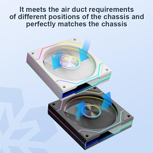 Computer Case Fan Ventoinha ARGB 4pin PWM CPU Cooling Fan 3pin 5v PC Gamer Case - Afbeelding 2 van 15