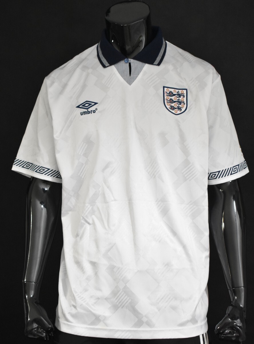 Maillot De Football Angleterre 1990/1993 Domicile Umbro Taille Xl #19