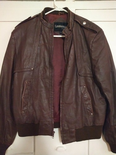 Rare Vintage Casablanca Leather Jacket 