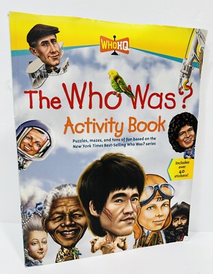 Who Was? Ser : The Who Was? Activity Book Includes Stickers Rare