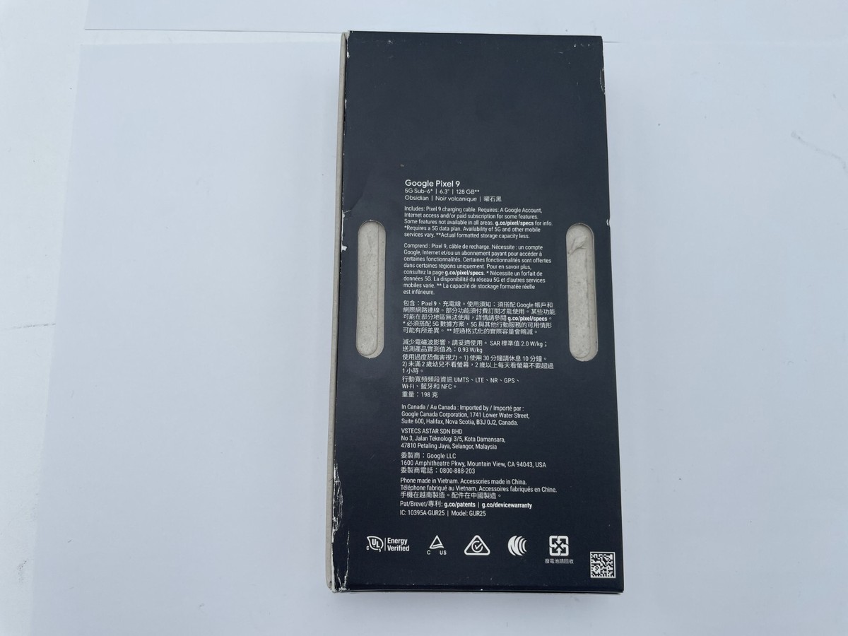 Google Pixel 9 - 128 GB - Obsidian (Unlocked) - GA05226-CA Google Pixel 9 - 128 GB - Obsidian (Unlocked) - GA05226-CA