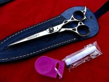6" Prf Hairdressing Hair Scissors/Japanese Steel /FREE Tuner,oil Full 6.5"