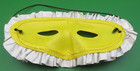 Vintage Plastic Halloween Mardi Gras Masquerade Ball Mask Yellow Unmarked — photo 2