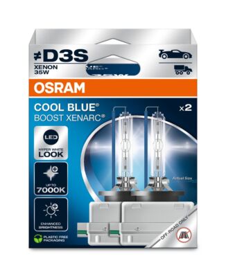Osram 66340CBB-2HB D3S XENARC Xenon HYPER WHITE LOOK 7000K