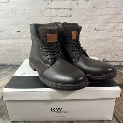 506 Robert Wayne Jef RW100420M Mens Brown Leather High