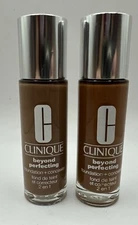 Lot Of 2 ~ Clinique Beyond Perfecting Foundation + Concealer  28 Clove, CN 117
