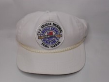 Vintage USS Arizona Memorial Snapback Hat Cap Military Navy FREE SHIPPING