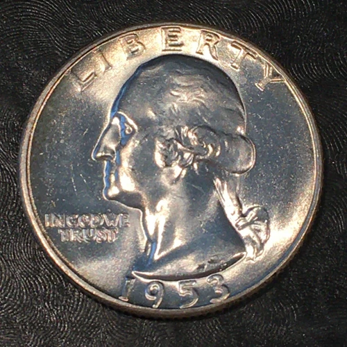 1953 Washington Quarter - Superb Uncirculated - High Quality Scans #J035