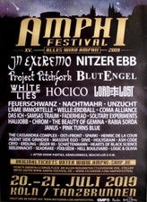 AMPHI FESTIVAL - 2019 - In Extremo - Lord of the Lost - Nitzer Ebb - Poster - Kö
