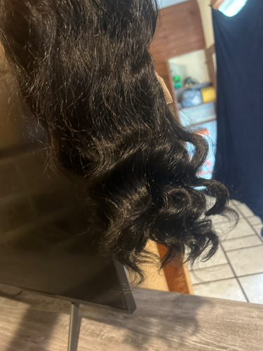 lace front wig human hair 13x6 lace bob deep wave “12inch hair pre plucked baby  - Picture 4 of 4