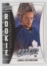 2009-10 Upper Deck MVP Rookie Jonas Gustavsson #390 5ui