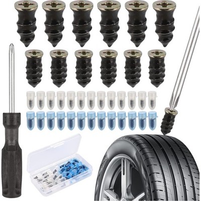 30 pieces vacuum tyre repair nail, tyre repair, tyre repair nail, with screwd...