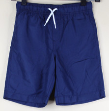 Lands End Boys Navy Blue Swim Trunks Shorts Size M 8 