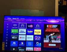 TCL Roku TV 50in LED 4K UHD Smart TV Black Flat Screen w/ Streaming Apps