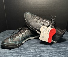 Puma Ultra 5 Pro Cage TF Turf Black Silver Bright Aqua 108173-02 Mens Size 10