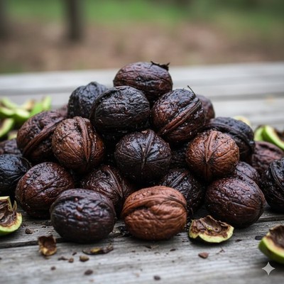 BLACK WALNUT 1 LB Seed Nuts Fresh 2025 Wild Harvest from Lake ERIE