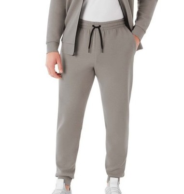 Member's Mark Men's Active Jogger Pants XXL NWT Khaki Double Knit Stretch Soft