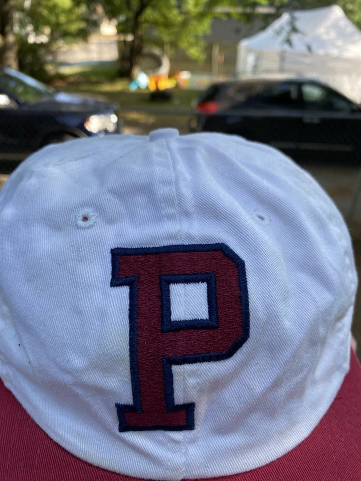 Vintage Polo Ralph Lauren Beige Big P Logo Baseball Cap - Image 2 of 4