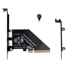 Advanced PCIExpress x8 to 2 Port Oculink SFF 8611 8611 Expansion Adapter Card