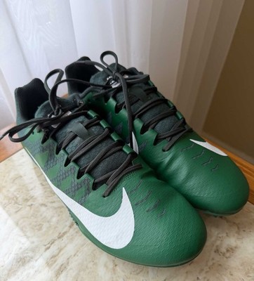 Nike Zoom Rival S Track Sprint Spikes Green Black White Men s Size 11 No Box