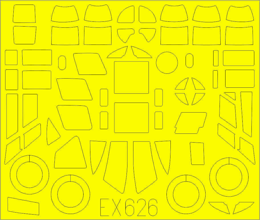Eduard Accessories EX626 1:48 - Blenheim Mk.IF For Airfix - New