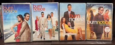 SOME STILL SEALED! | Burn Notice Seasons 3, 4, 5 & 7 DVD Lot | Fox USA TV   ️
