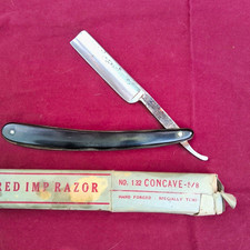 Red Imp Handmade No. 132 Concave 58 Straight Razor With Original Box Red Imp Handmade No. 132 Concave 58 Straight Razor With Original Box