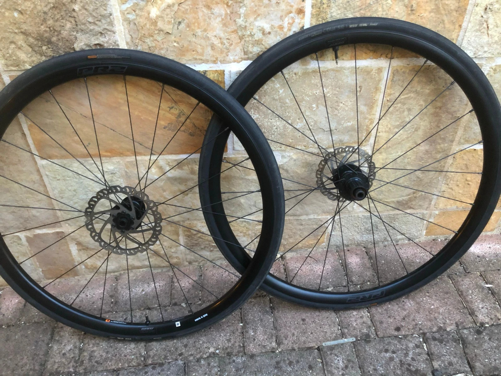 cerchi giant pr2 disch con dischi freno