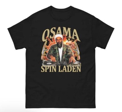 Funny Osama Spin Laden Tee Unisex Short Sleeve Shirt S-5XL