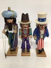VTG Steinbach Nutcrackers: Caspar 3 Wise Men, Chubby Uncle Sam, Christian Cowboy