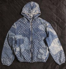 Louis Vuitton Nigo Monogram Patchwork Denim Jacket Xl