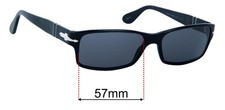 SFx Replacement Sunglass Lenses fits Persol 2747-S - 57mm Wide