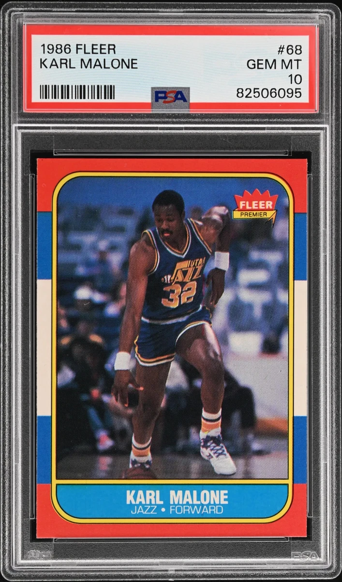Fleer Karl Malone Basketball 1986-87 Season Sports Trading Cards