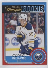 2014-15 O-Pee-Chee Marquee Rookie Wrapper Redemption Red Border Jake McCabe av1