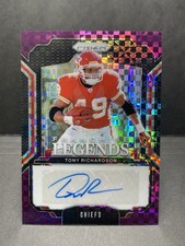 2024 Panini Prizm - Franchise Legends Signatures Tony Richardson #FL-TRN Purple