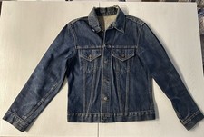 Vintage 60s/70s Levi's Big E Type III Trucker Blue Denim Jacket 40 '524' USA