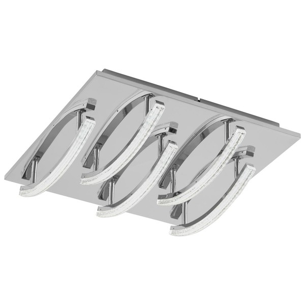 Chrom Durchsichtig Moderne Deckenlampe Deckenleuchte 2500Lm 5X4,3W/Led-image