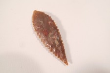 Altes Steinwerkzeug Pfeilspitze aus Nachlass 57mmm HR25 stone arrow head