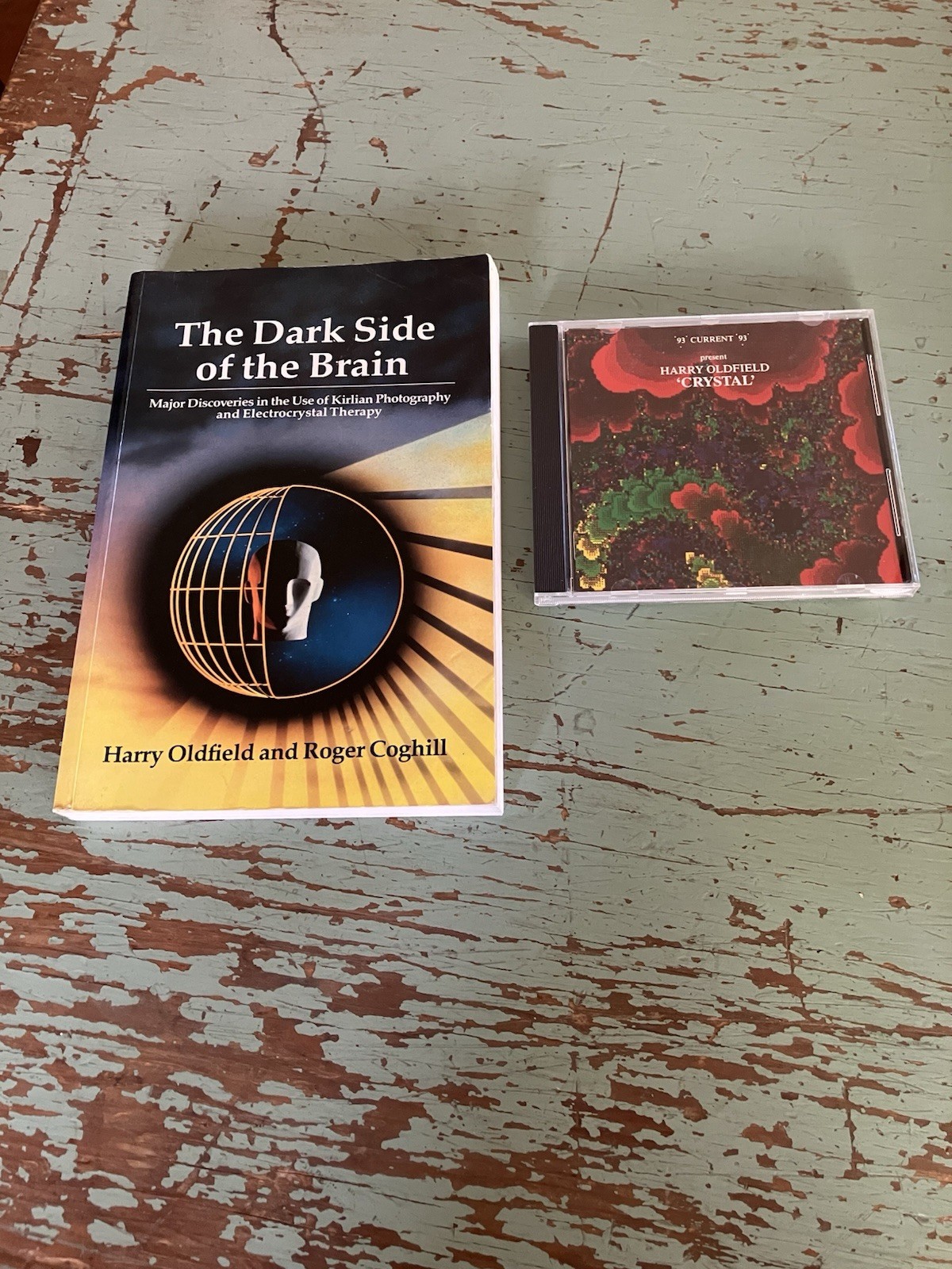 Current 93 CRYSTAL Harry Oldfield NURSE WITH WOUND Dark Side of Brain CD & book