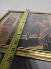 Vintage 1944 Gold/Black Wood 11x14 Landscape Frame w/ DuPont DUCO Ad Print — photo 4