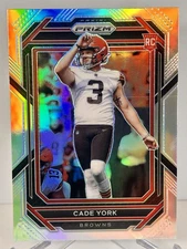 2022 Panini Prizm - Rookie Cade York #400 Silver Prizm RC- Clevland Browns