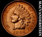 1904 Indian Head Cent - Choice Gem Brilliant Uncirculated  Lustrous  #J8052