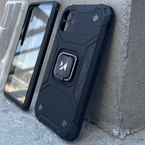 Wozinsky Ring Armor pancerne hybrydowe etui pokrowiec + magnetyczny uchwyt iPhon - Zdjęcie 9 z 9