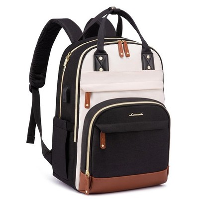 LOVEVOOK Rucksack Damen Groß, Laptop Rucksack 17 Zoll Wasserdicht Schulrucksack